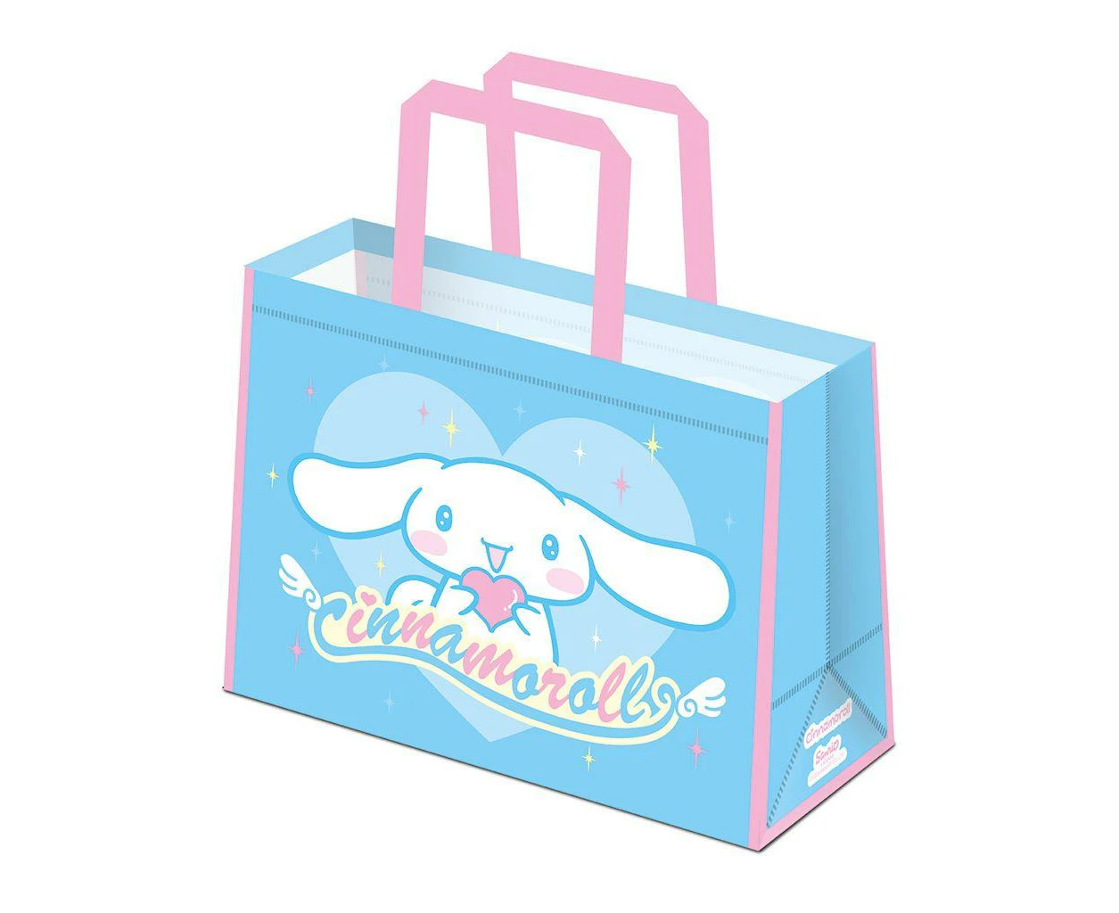 Cinnamoroll Cute And Sparkly Reusable Tote Bag (Blue/Pink) - PM11152