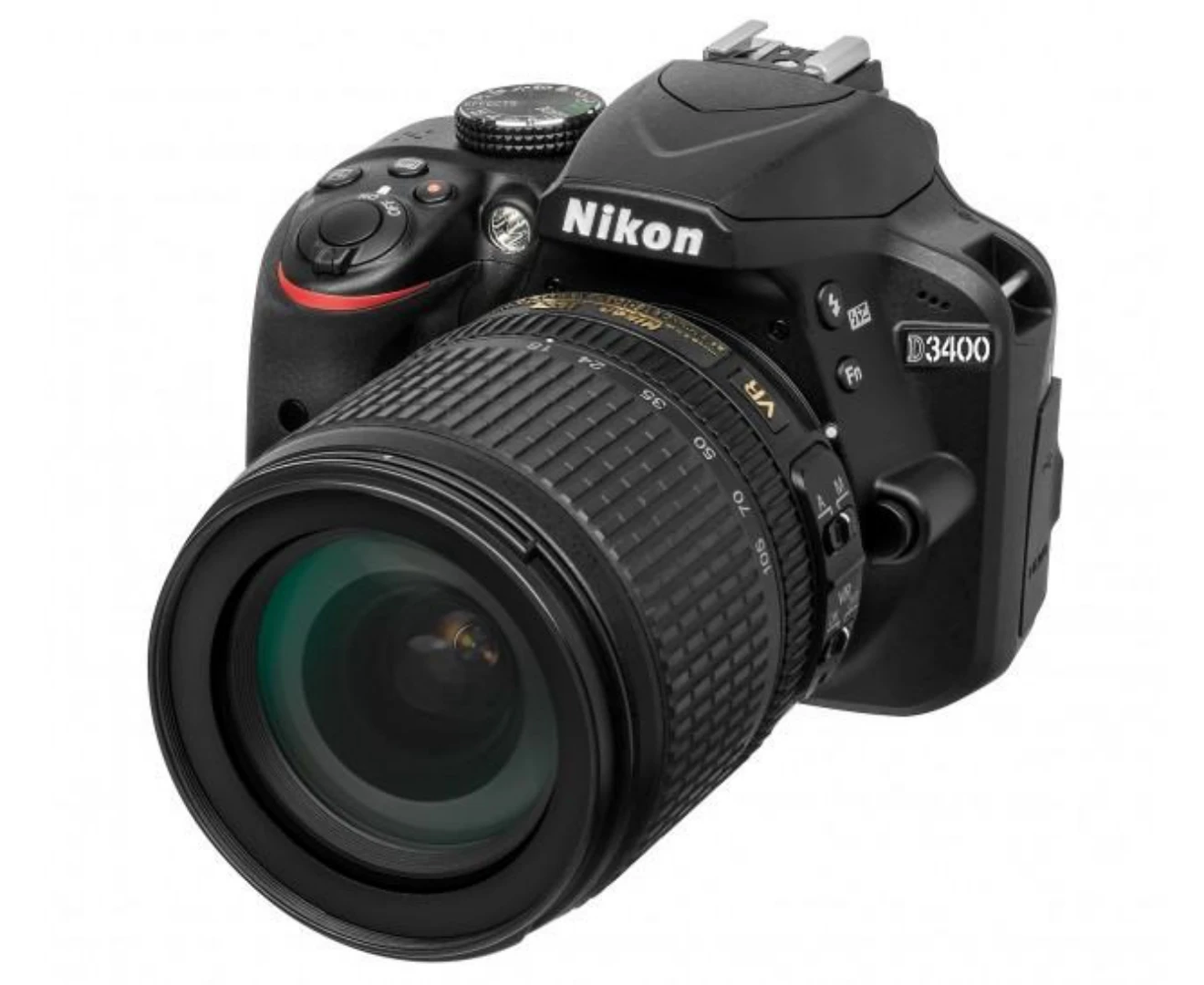 Nikon D3400 24.2MP DSLR Camera af-s 18-105mm f/3.5-5.6 Lens