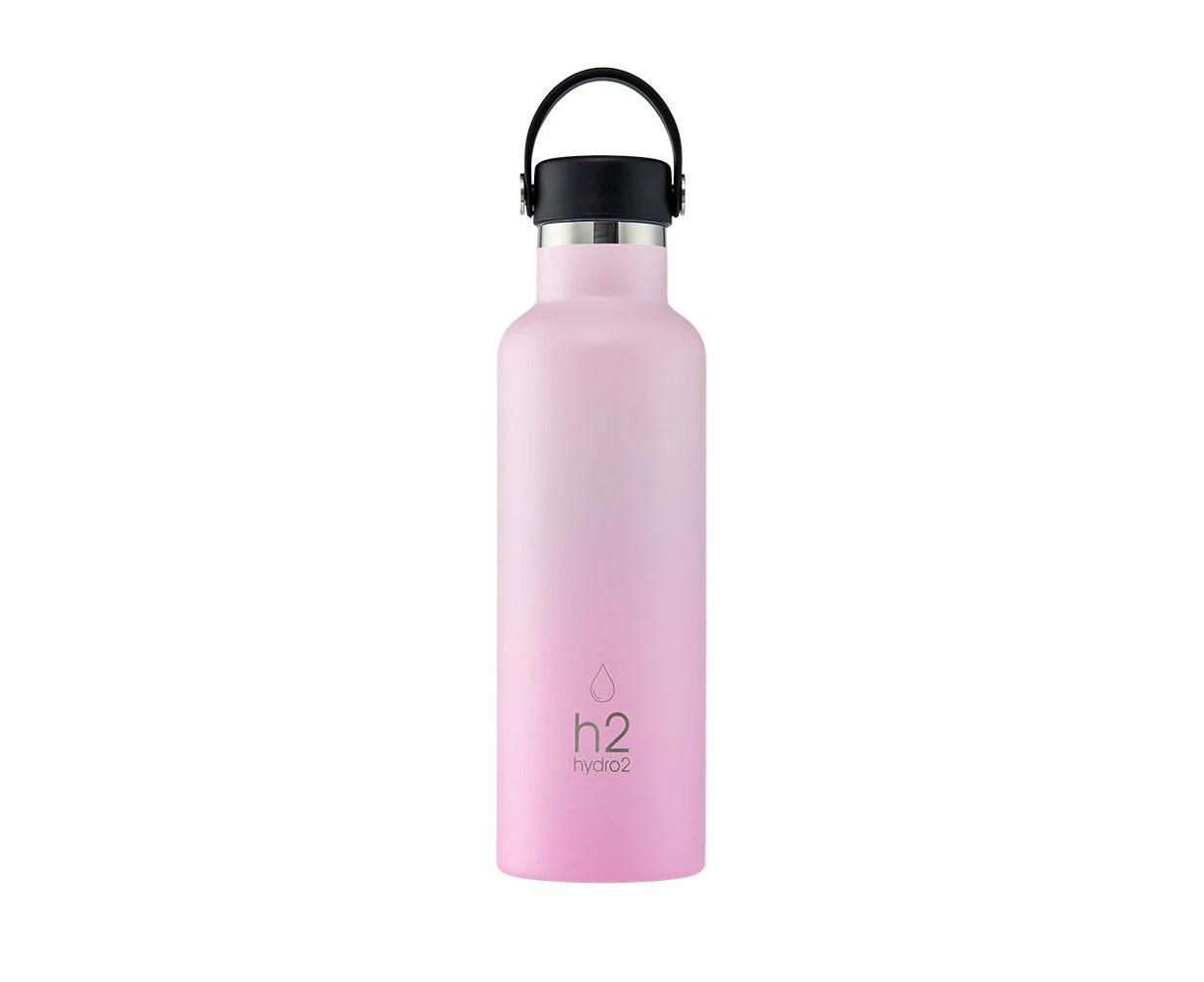 h2 hydro2 Flash Ombre Water Bottle 750ml - Rose