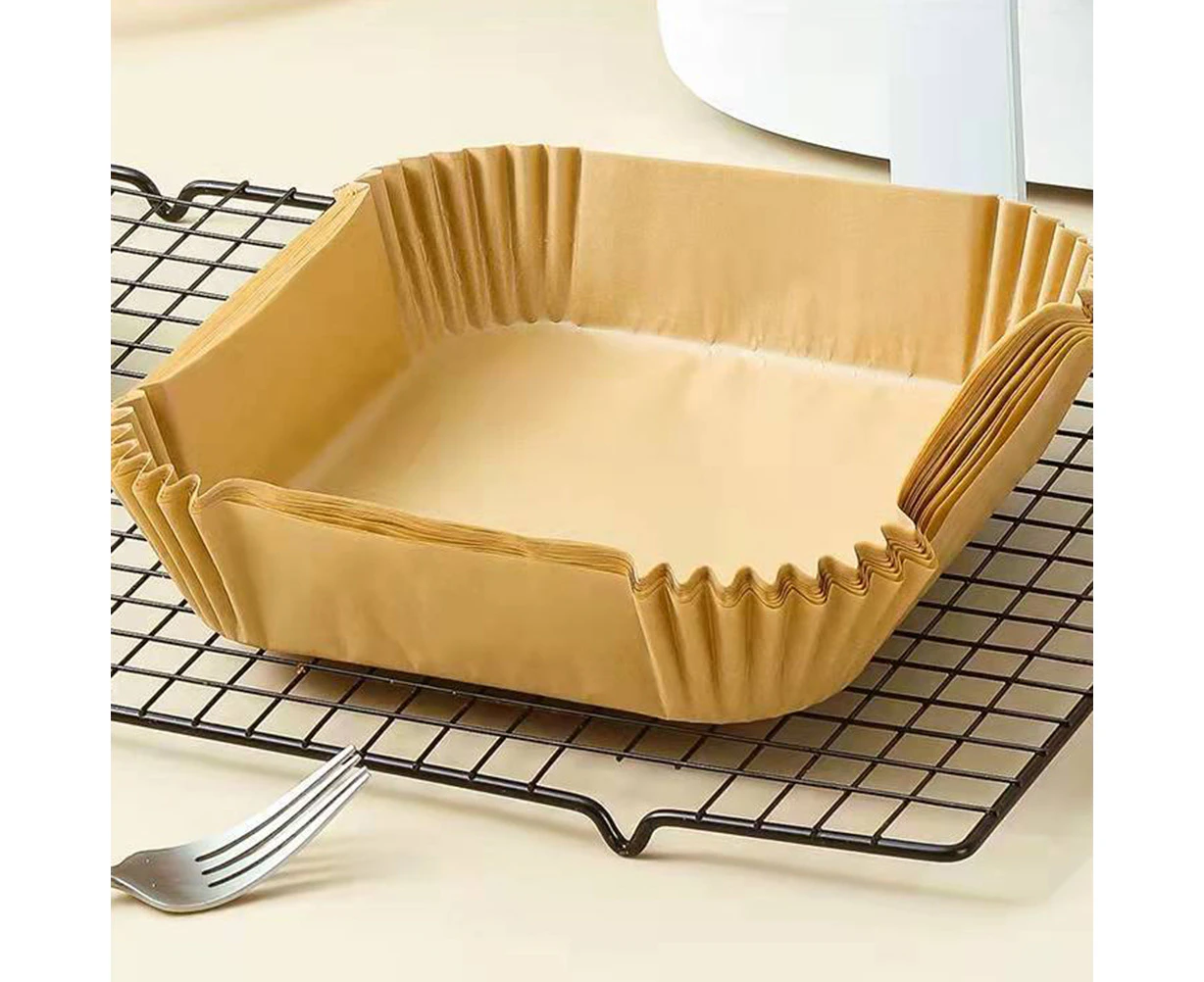 50/100PCS Fryer Baking Silicone Oil Paper Tray Oven Greaseproof Baking Paper Kitchen Tool