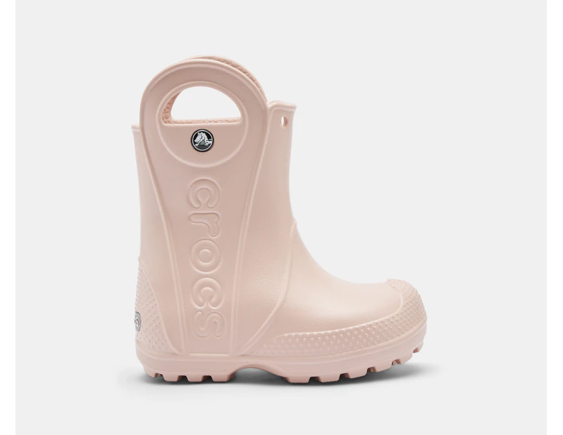 Crocs Toddler Girls' Handle It Rain Boots - Quartz Pink