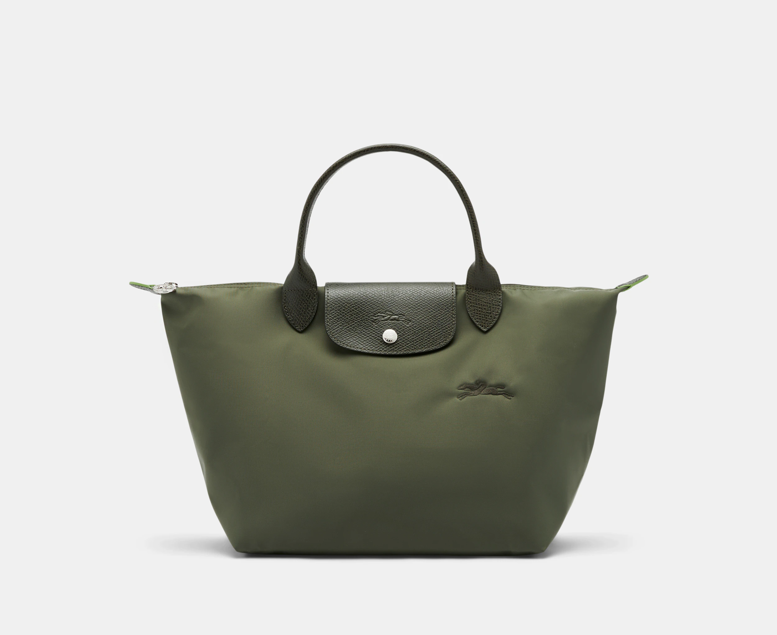 Longchamp Le Pliage Medium Top Handle Bag - Forest