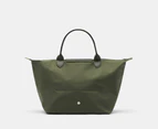 Longchamp Le Pliage Green Medium Top Handle Bag - Forest