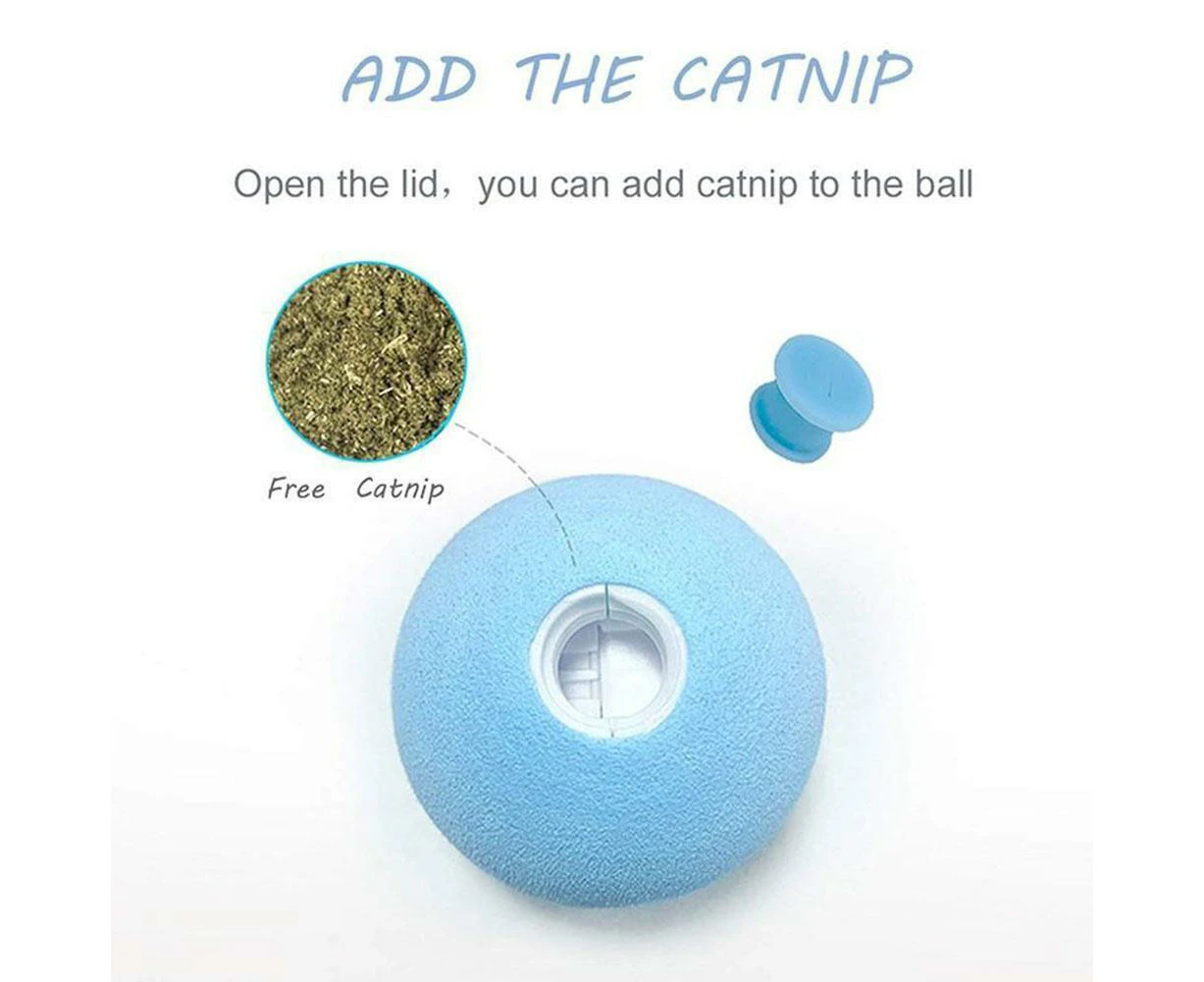 Electric Automatic Rolling Cat Ball Interactive Smart Toy Kitten Training