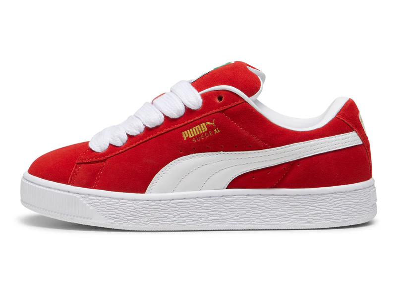 Puma Unisex Suede XL Sneakers - For All Time Red/White