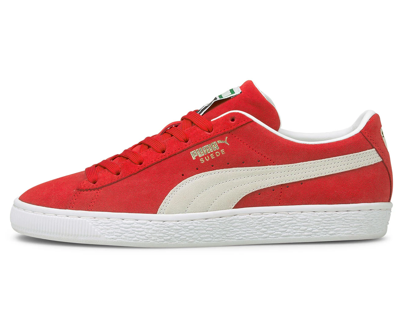 Puma Unisex Suede Classic XXI Sneakers - High Risk Red/White