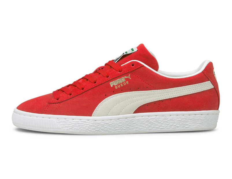 Puma Unisex Suede Classic XXI Sneakers - High Risk Red/White