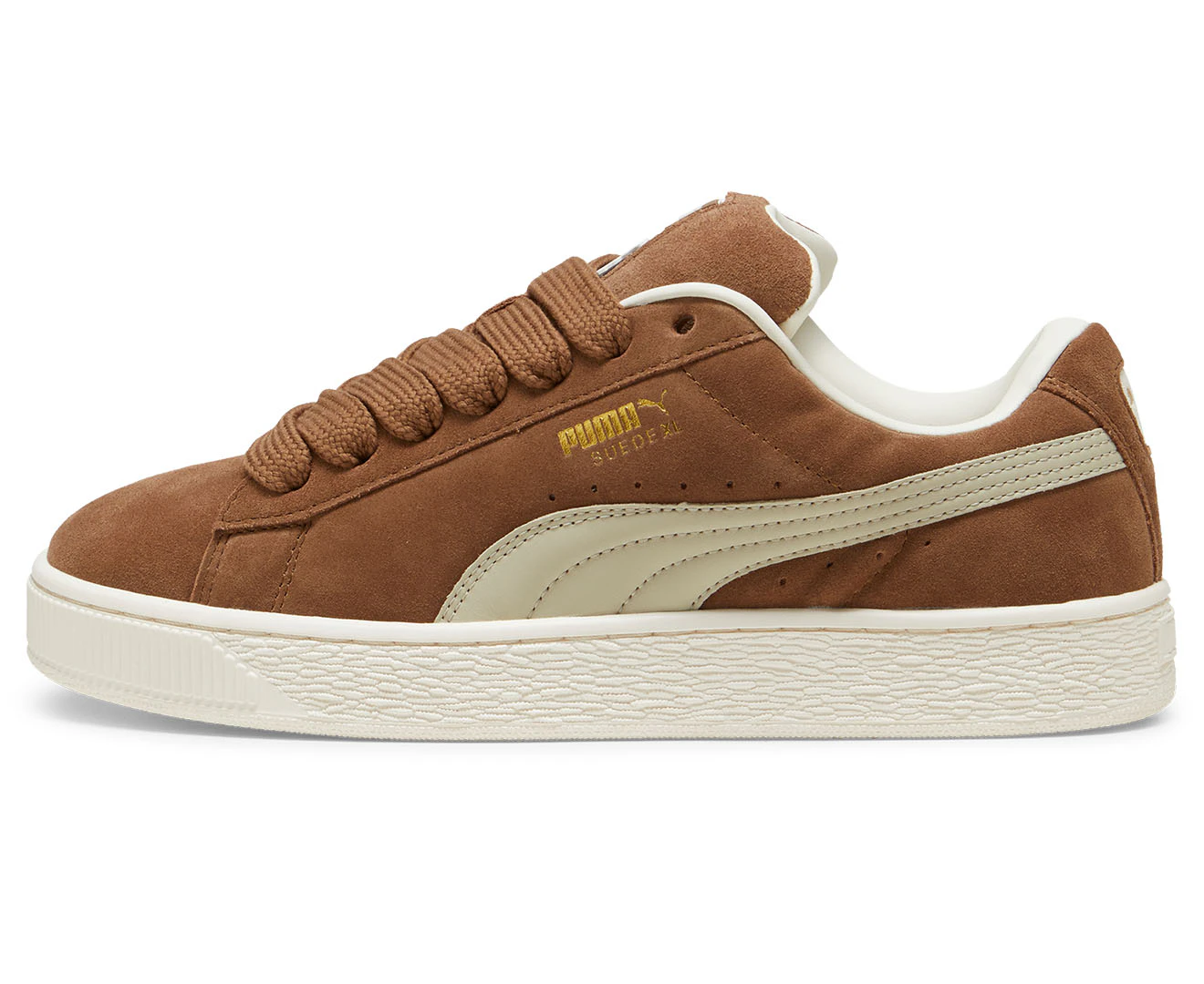 Puma Unisex Suede XL Sneakers - Haute Coffee/Desert Dust