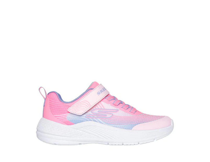 Skechers Girls' MicroSpec Advance Running Shoes - Light Pink/Lavender