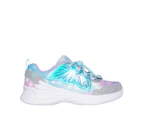 Skechers Girls' Dream Racer Wing Brites Light-Up Running Shoes - Silver/Lavender