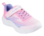 Skechers Girls' MicroSpec Advance Running Shoes - Light Pink/Lavender