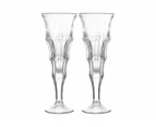 Set of 2 Maxwell & Williams 180mL Cocktail & Co. Mixologist Linear Champagne Flutes