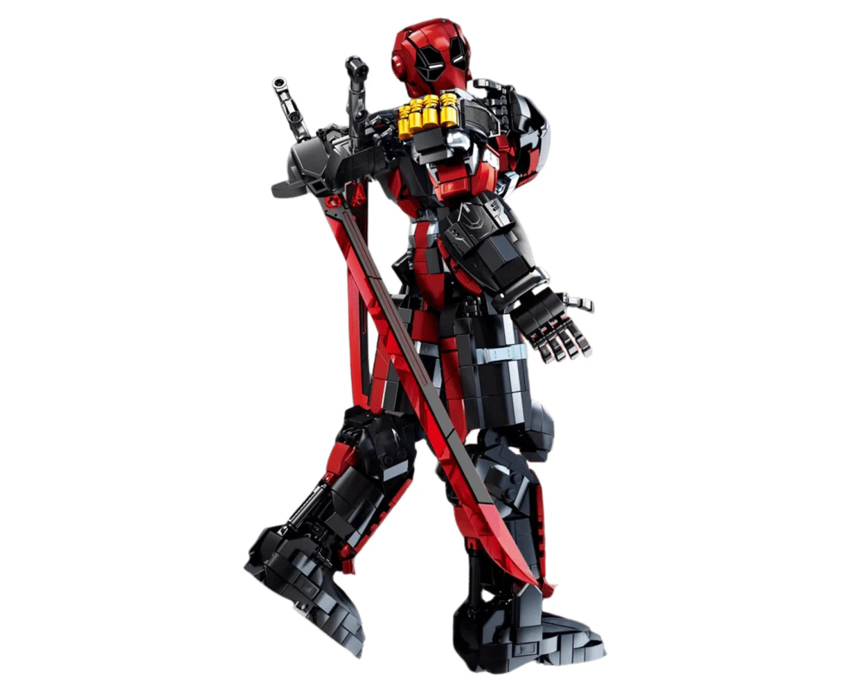 Building Blocks Set - Deadpool Mech Inspired, 2000+pcs DIY Blocks Figures for Kids Christmas Gift