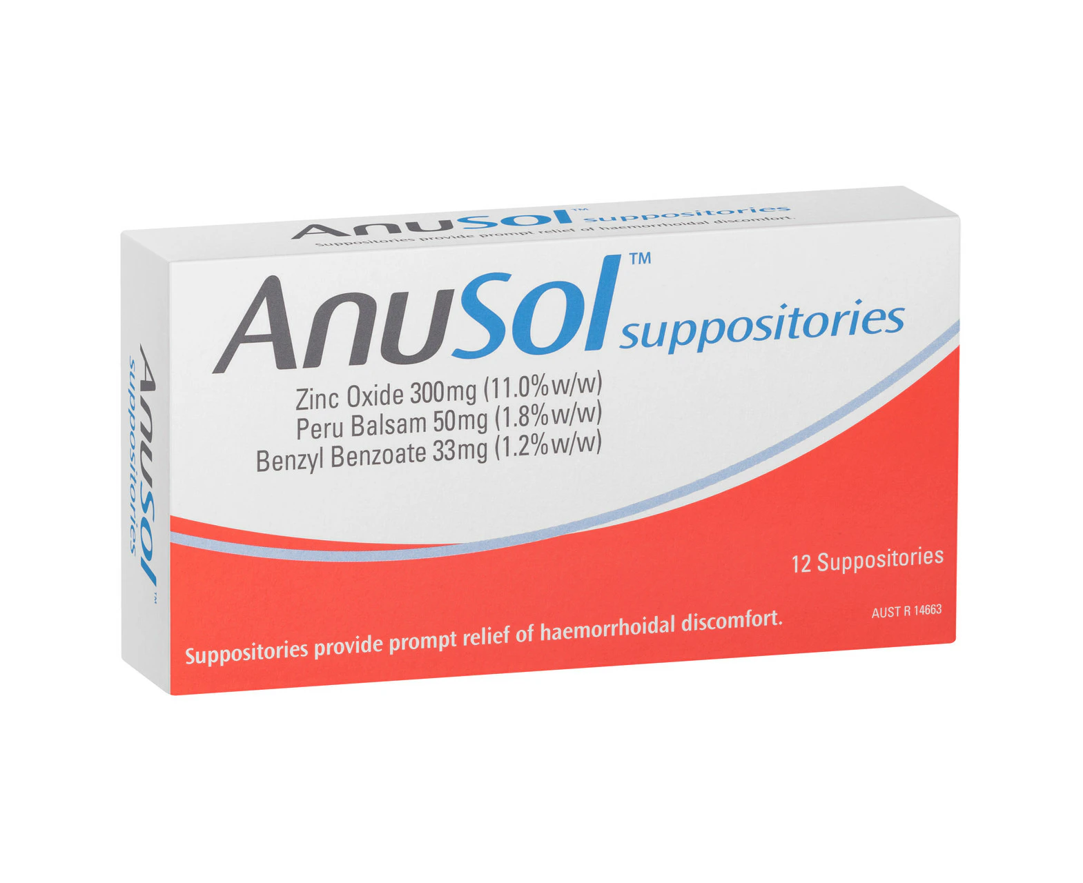 Anusol Suppositories 12pack