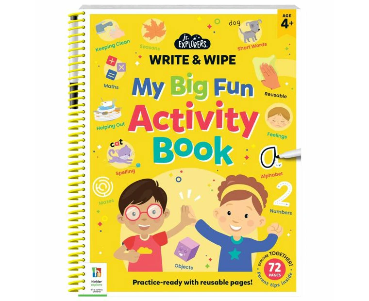 Junior Explorers Write & Wipe: My Big Fun Activity Book