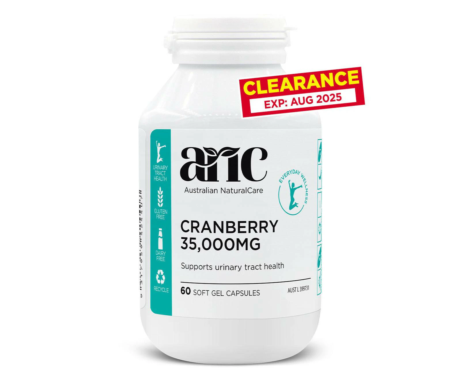 Australian NaturalCare - Cranberry 35,000mg 60 caps