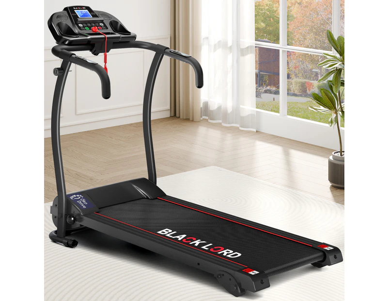 BLACK LORD Treadmill Electric Exercise Running Machine Foldable Home Gym Fitness