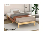 ALFORDSON Bed Frame Wooden Timber King Single Mattress Base Platform Basia Oak