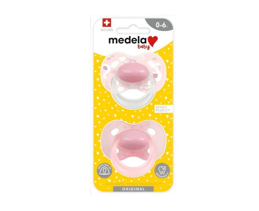 Medela Classic Soother Orignal Pink 0-6 Months 2 Pack