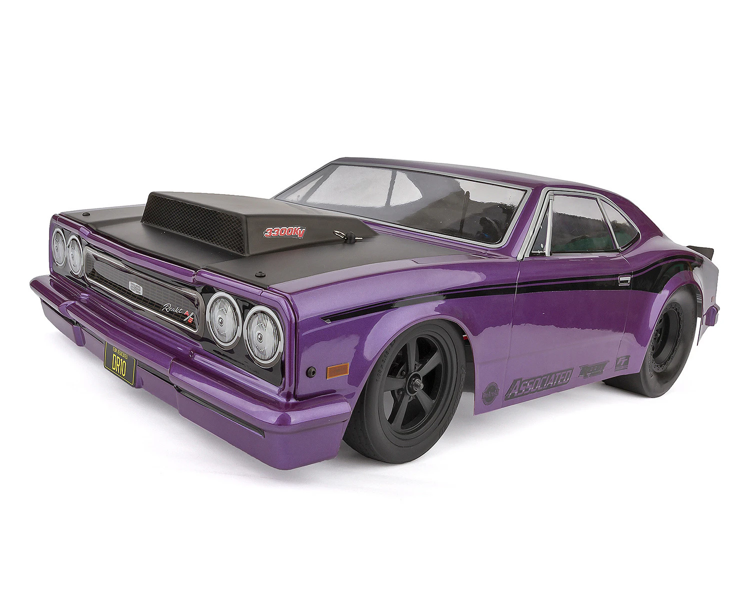 DR10 Drag Race Car RTR, purple (Requires battery & charger)