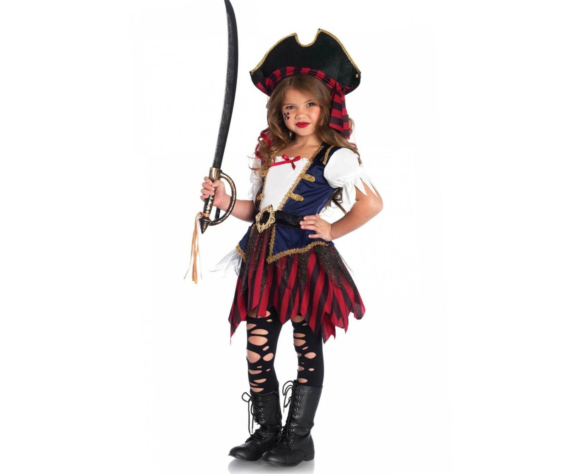 Carribbean Pirate Costume - Girls