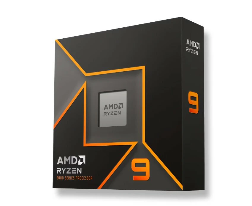 AMD Ryzen 9 9900X 12Cores 24Threads, 120w, Max Boost Clock 5.6 GHz, PCIE 5.0, 64MB Cache, Radeon Graphics, 2200 MHz Frequency