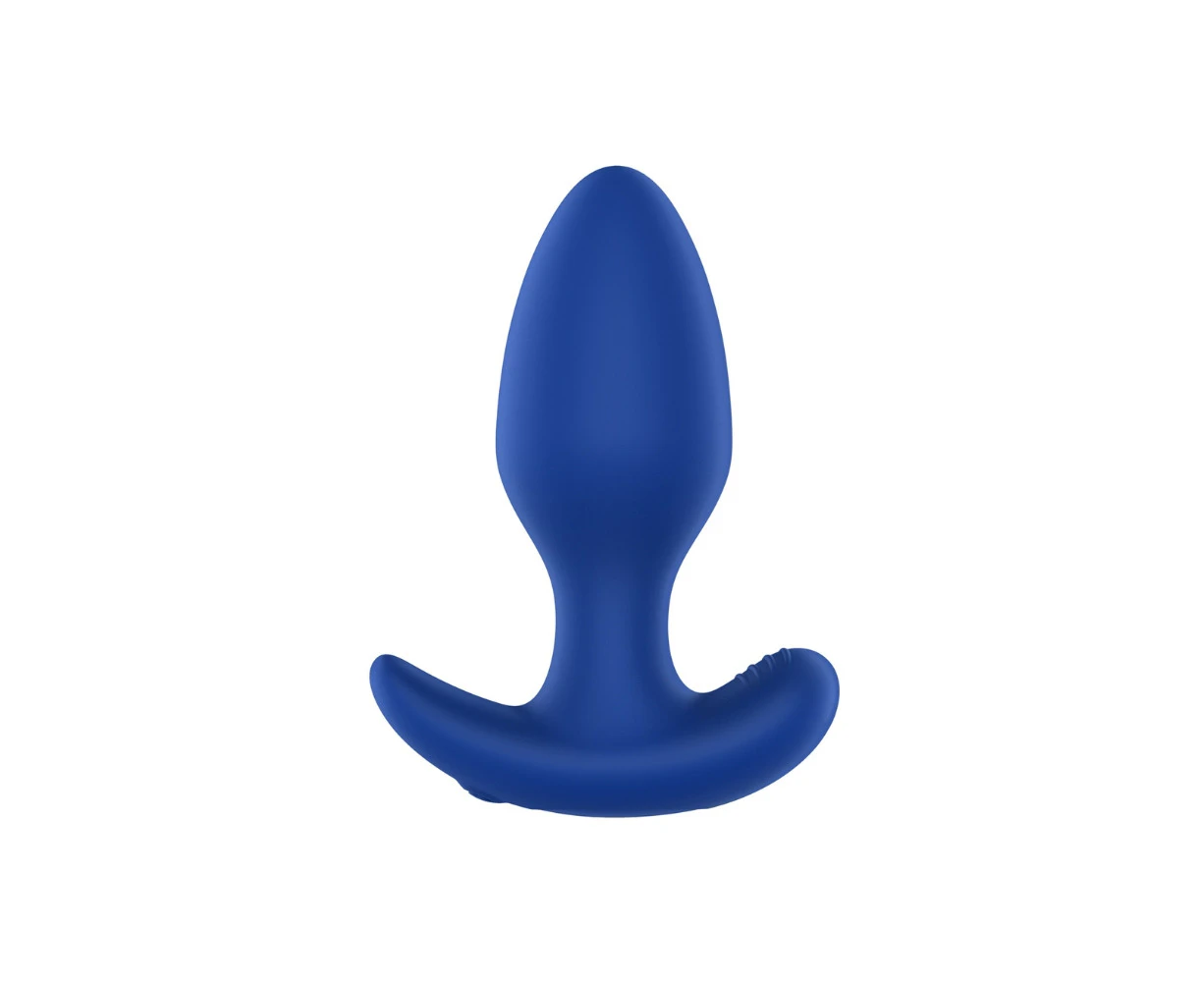 Forto Vibrating Anal Plug. - Blue