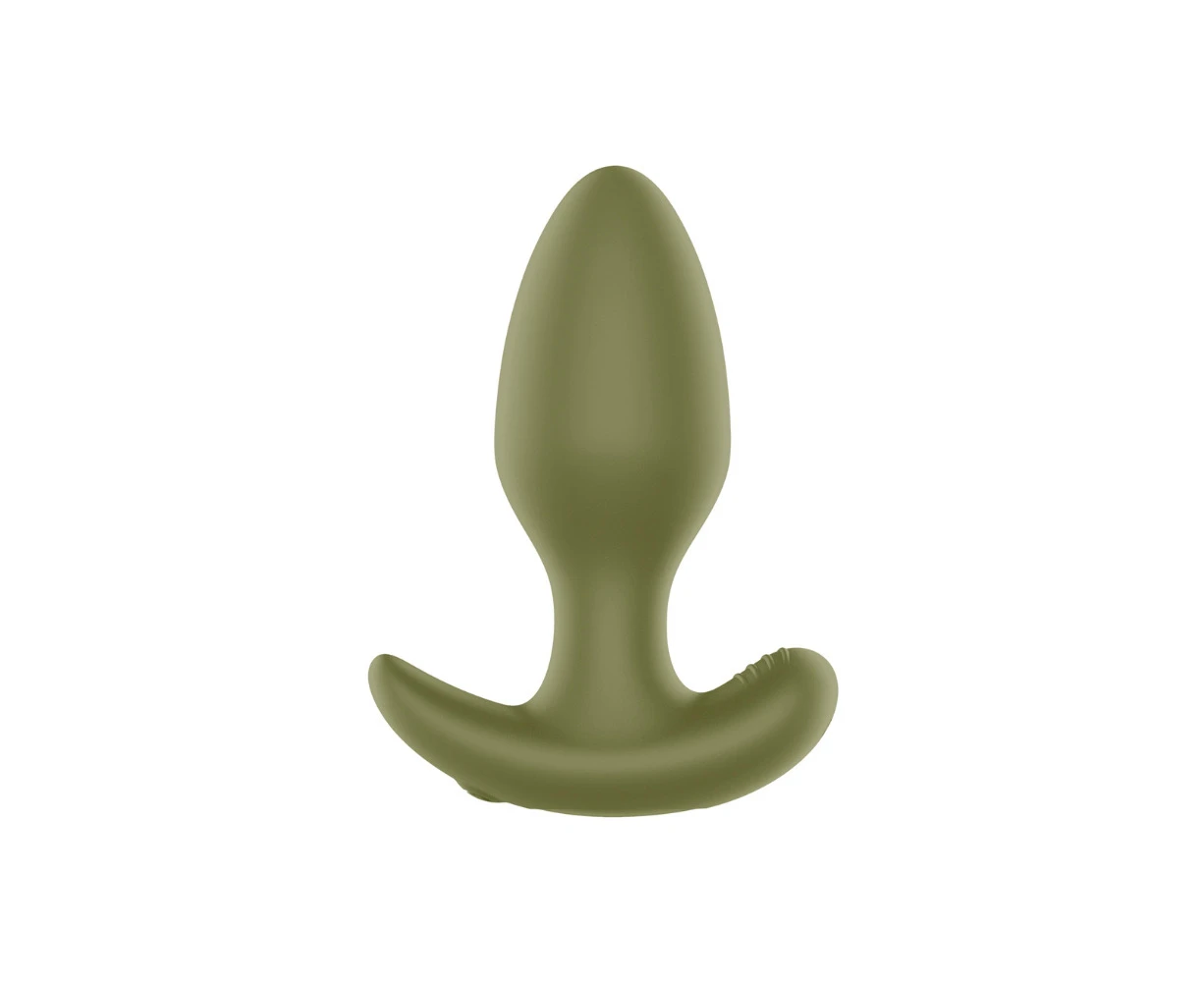 Forto Vibrating Anal Plug. - Green