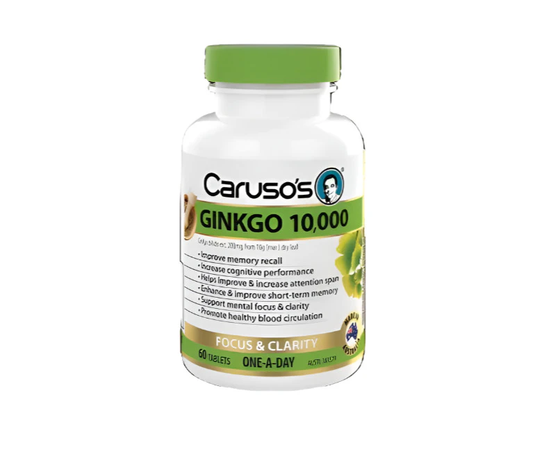 Caruso's Ginkgo 10000 Tabs 60