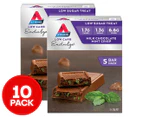 2 x 5pk Atkins Low Carb Endulge Bars Chocolate Mint Crisp