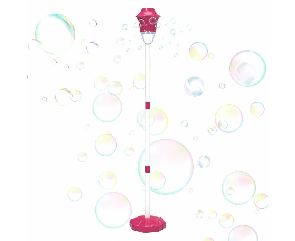 Bubble Machine with Vertical Bubble Maker for Birthday-Red