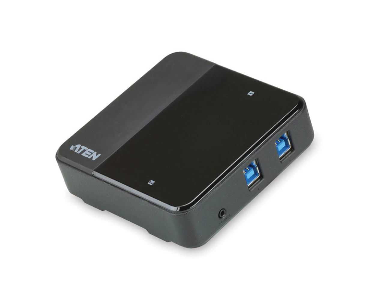 Aten Peripheral Switch 2x4 USB 3.1 Gen1, 2x PC, 4x USB 3.1 Gen1 Ports, Remote Port Selector, Plug and Play