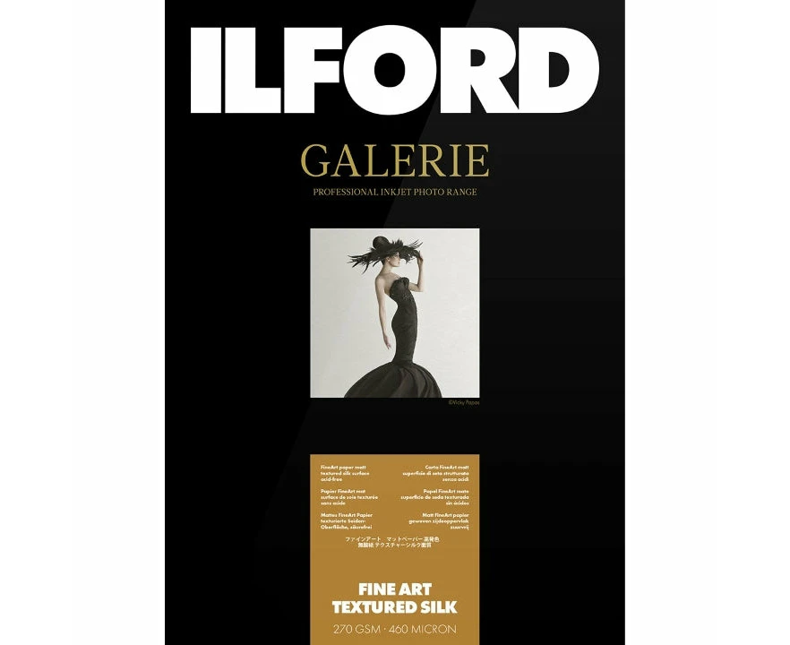 Ilford Galerie Fine Art Texture Silk Photo Paper Rolls 270GSM