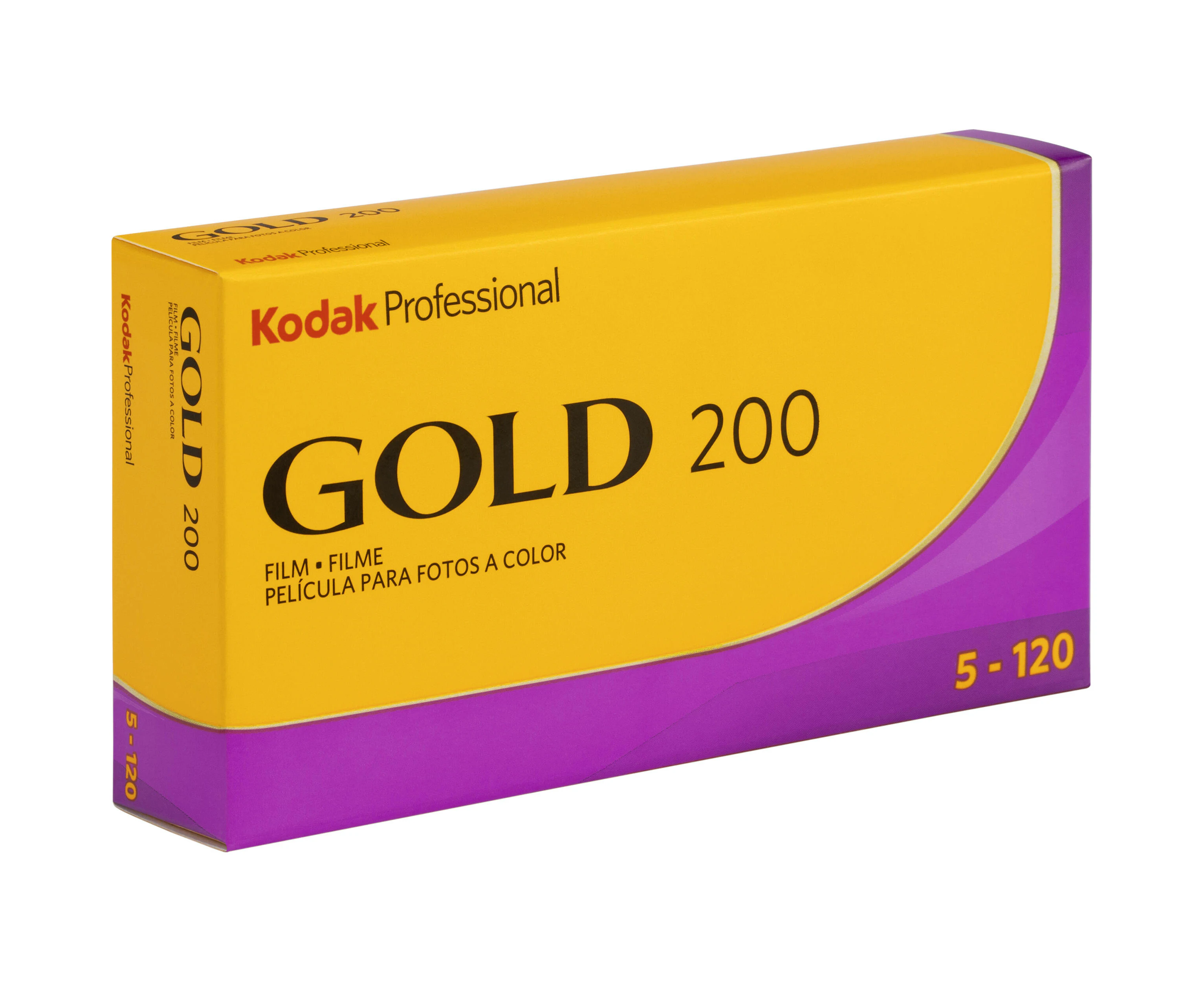 Kodak Gold 200 120 Film - 5 Rolls Pro-Pack