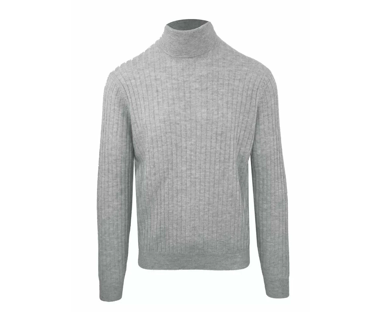 Malo Elegant Wool Cashmere Turtleneck Sweater