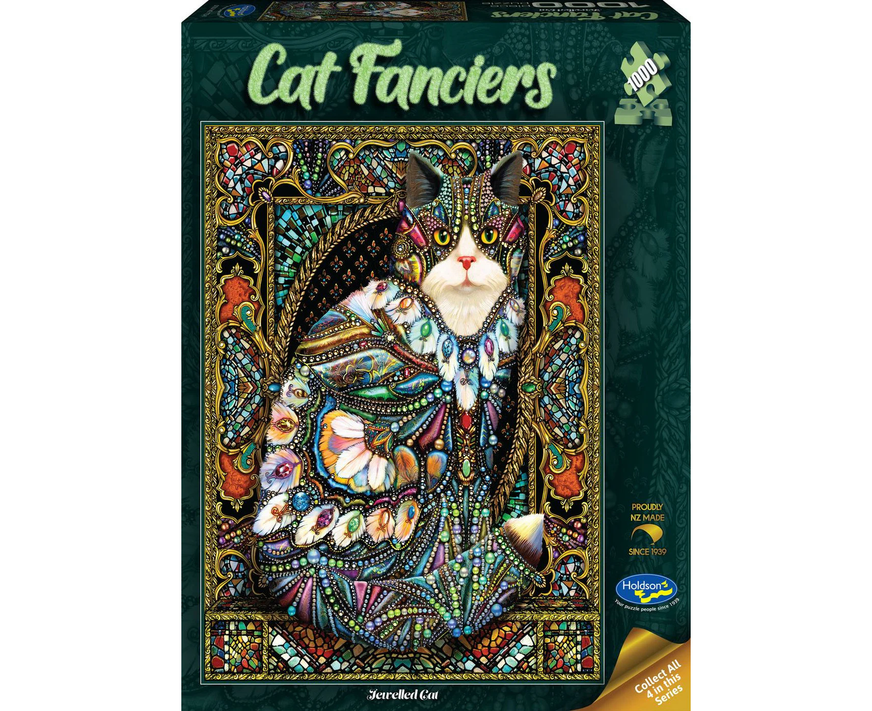 Cat Fanciers: Jewelled Cat Jigsaw Puzzle, 1000 Piece