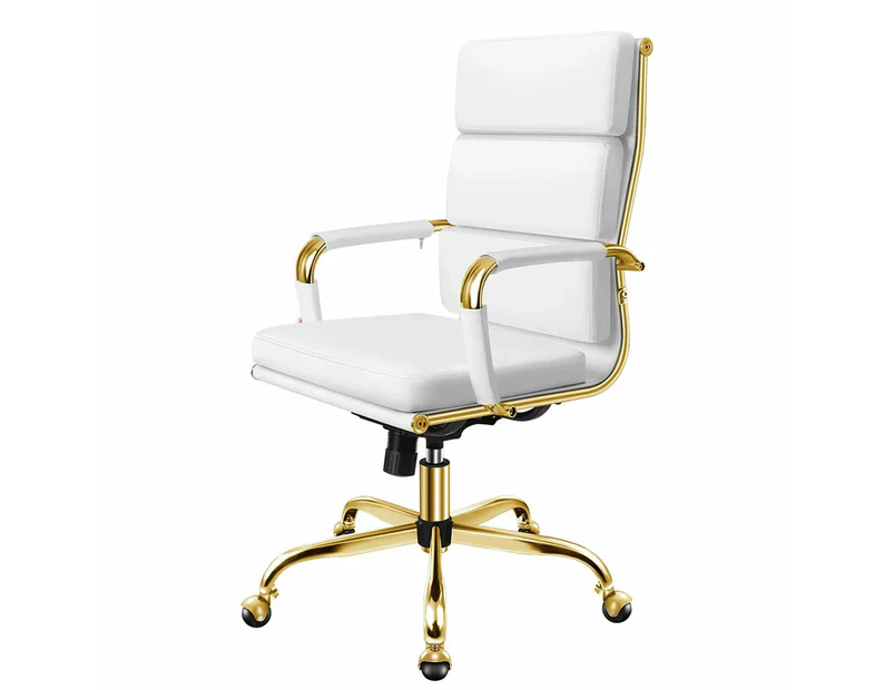 Mesh Executive Office Chair For Gaming Work - Nassy - High - White-A