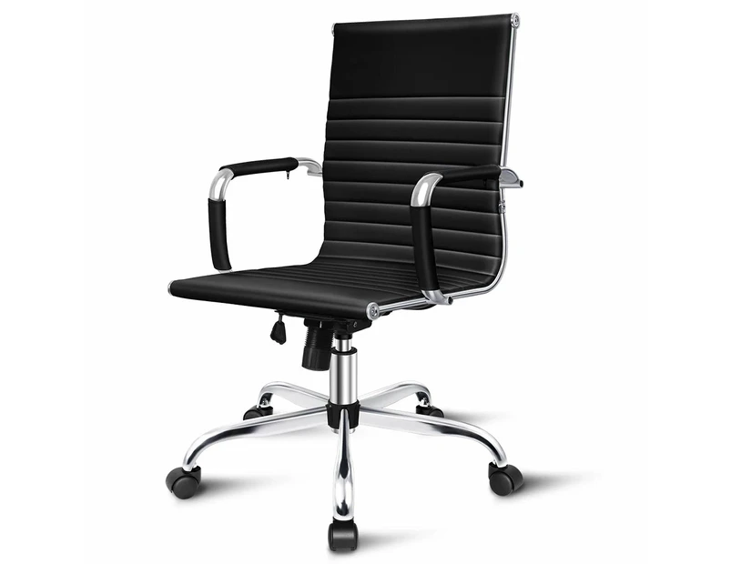 Mesh Executive Office Chair For Gaming Work - Esmae - Mid - Black