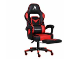 Executive Racing Gaming Chair Footrest Red