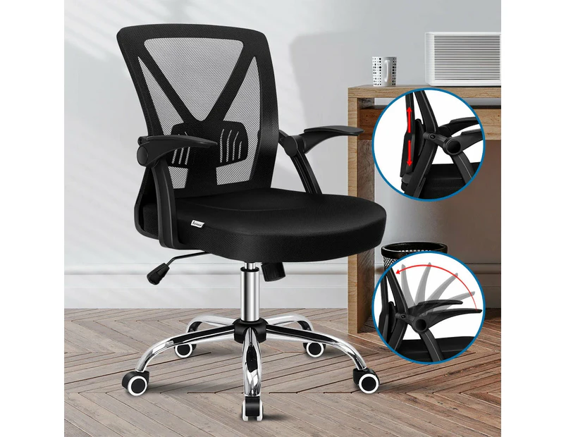 Mesh Executive Office Chair For Gaming Work - Leroi - Black