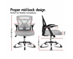 Mesh Executive Office Chair For Gaming Work - Leroi - Black