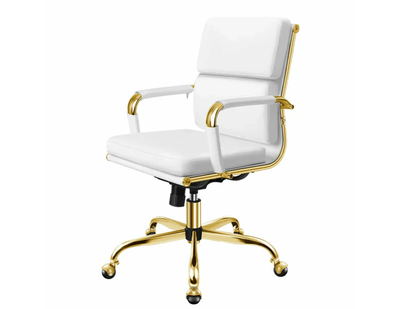 Mesh Executive Office Chair For Gaming Work - Nassy - Mid - White