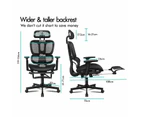 Mesh Ergonomic Office Chair For Computer - Black