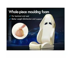 Racing Massage Gaming Chair Footrest - Cyan