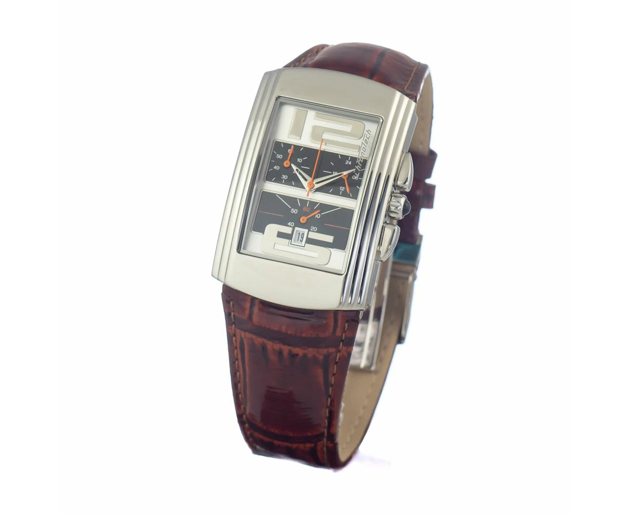 Chronotech Brown Leather Watch