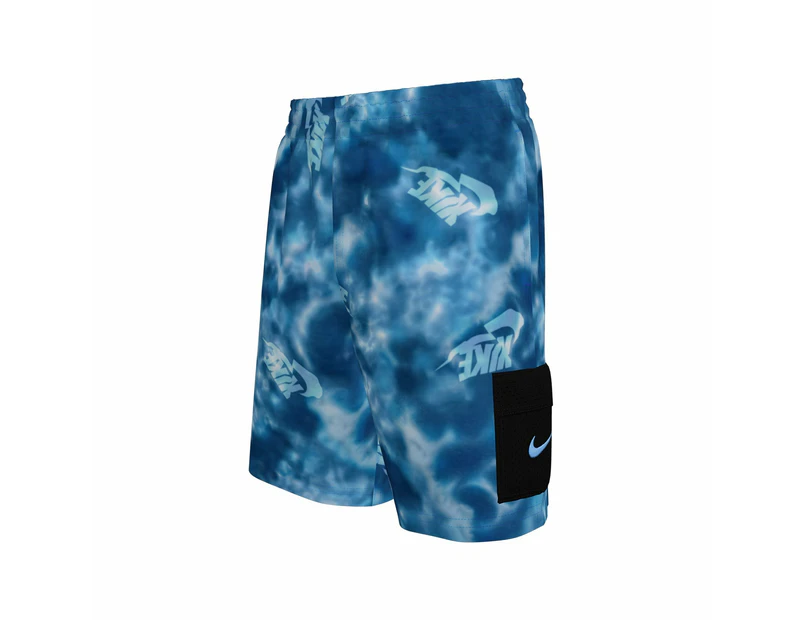 Nike Swim Boys Water Tie Dye Voyage 7" Short - Blue