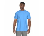 Nike Swim Men's Essential Short Sleeve Hydroguard Top - University Blue