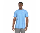 Nike Swim Men's Heather Short Sleeve Hydroguard Top - University Blue