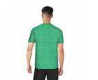 Nike Swim Men's Heather Short Sleeve Hydroguard Top - Stadium Green