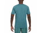 Nike Swim Men's Heather Short Sleeve Hydroguard Top - Dusty Cactus